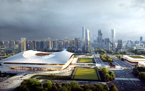 再造新地标！西安国际足球中心昨日开工！